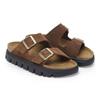 Birkenstock Arizona Chunky Suede Leather - Dark Tea